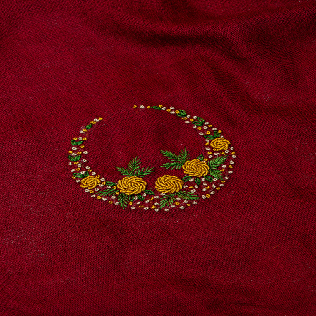 Rust Color Set with Kota Silk Duppatta
