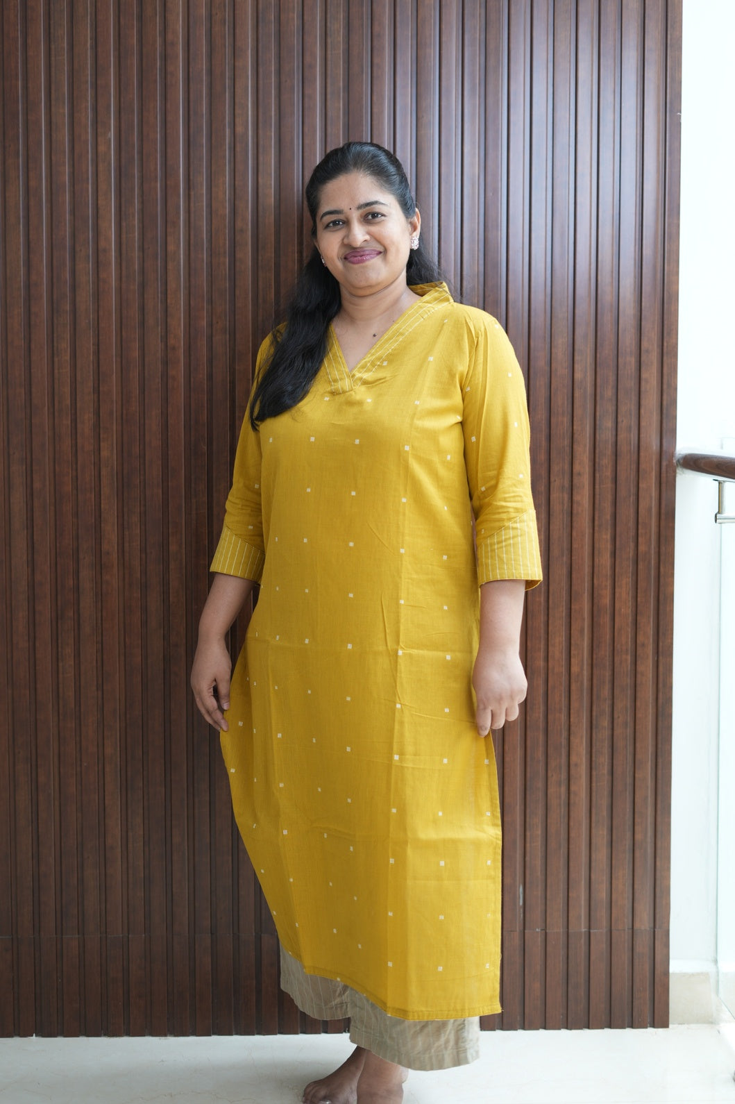 Handloom Love in Mustard Hue