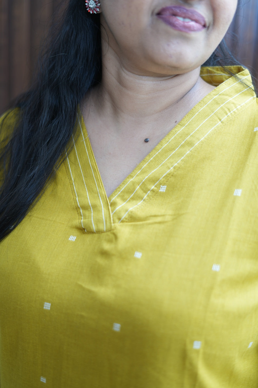 Handloom Love in Mustard Hue
