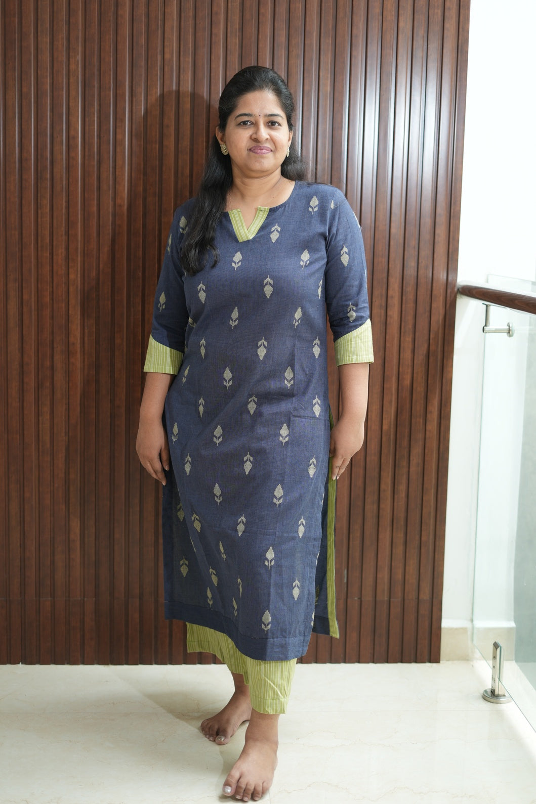 Graphite Navy Kurti