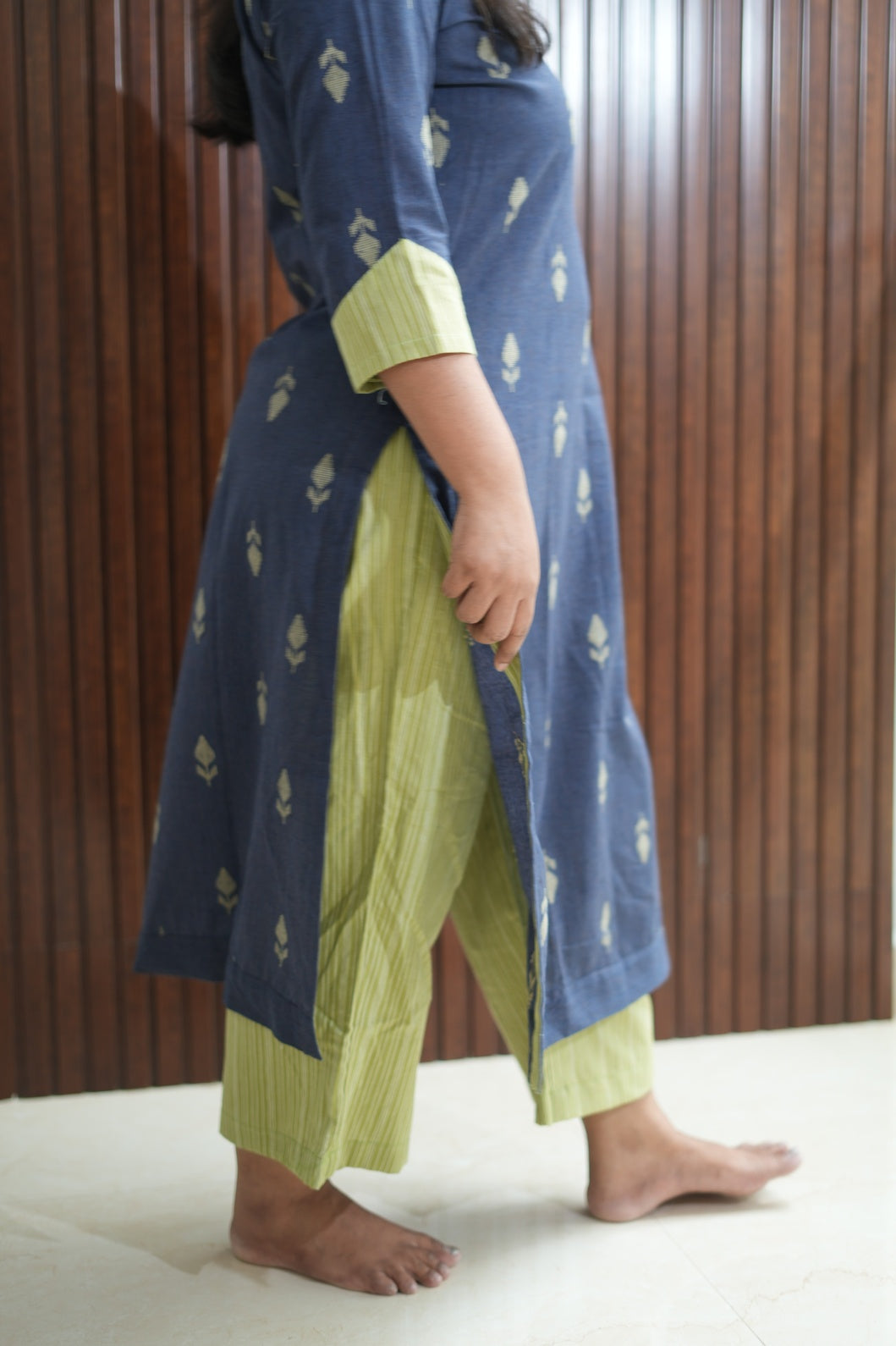 Graphite Navy Kurti
