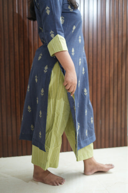 Graphite Navy Kurti