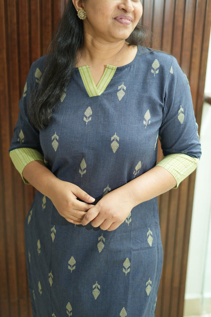 Graphite Navy Kurti