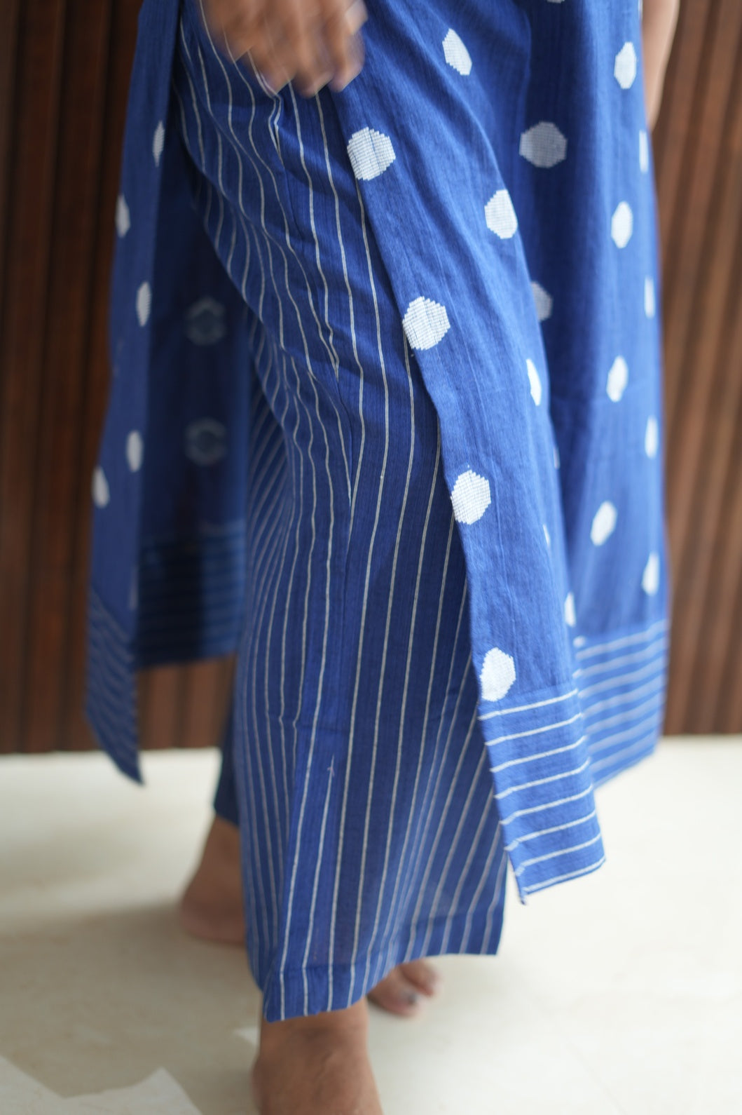 Imperial Blue podium Kurti set