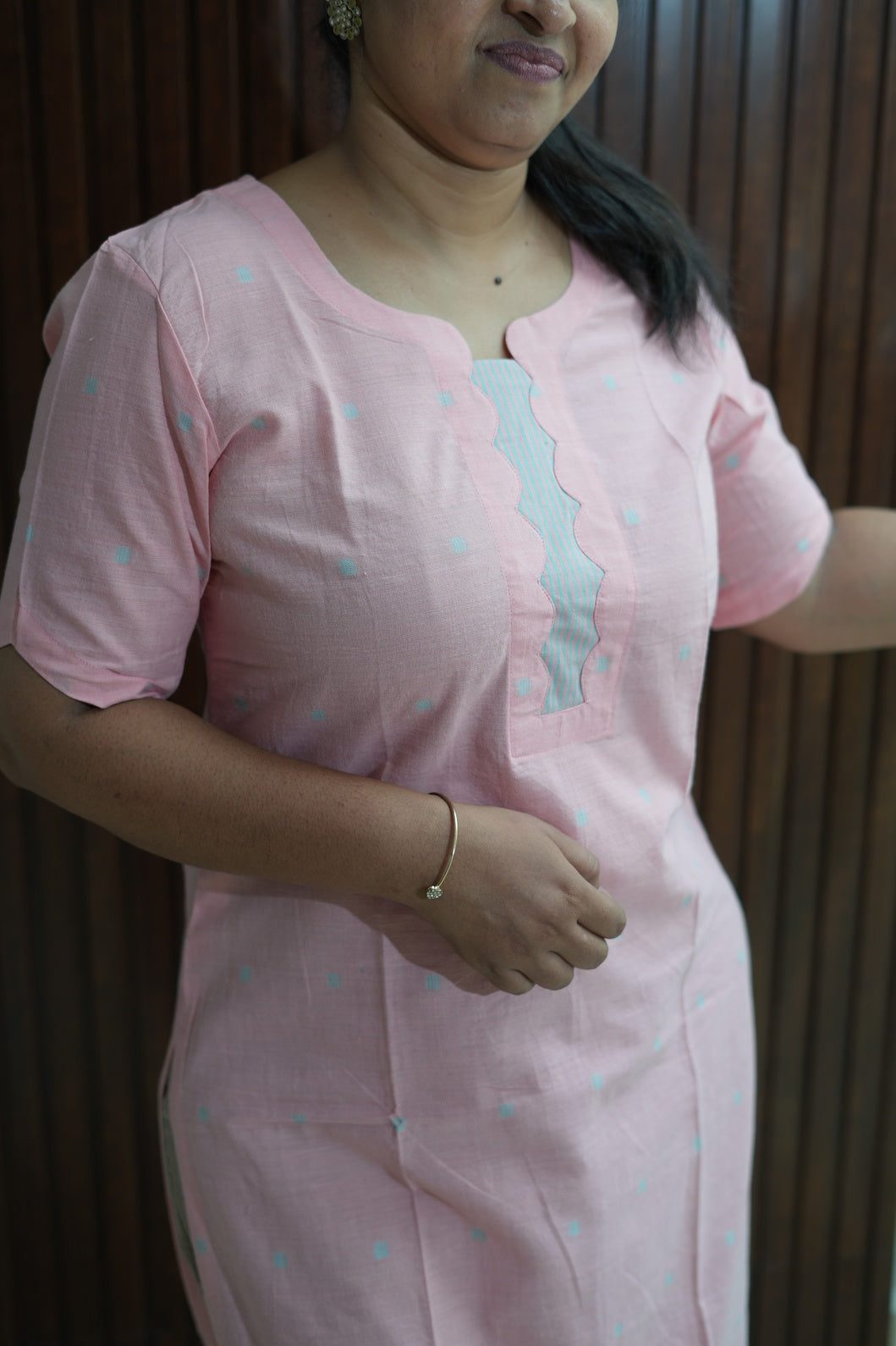 Pastel Pink classic Kurti