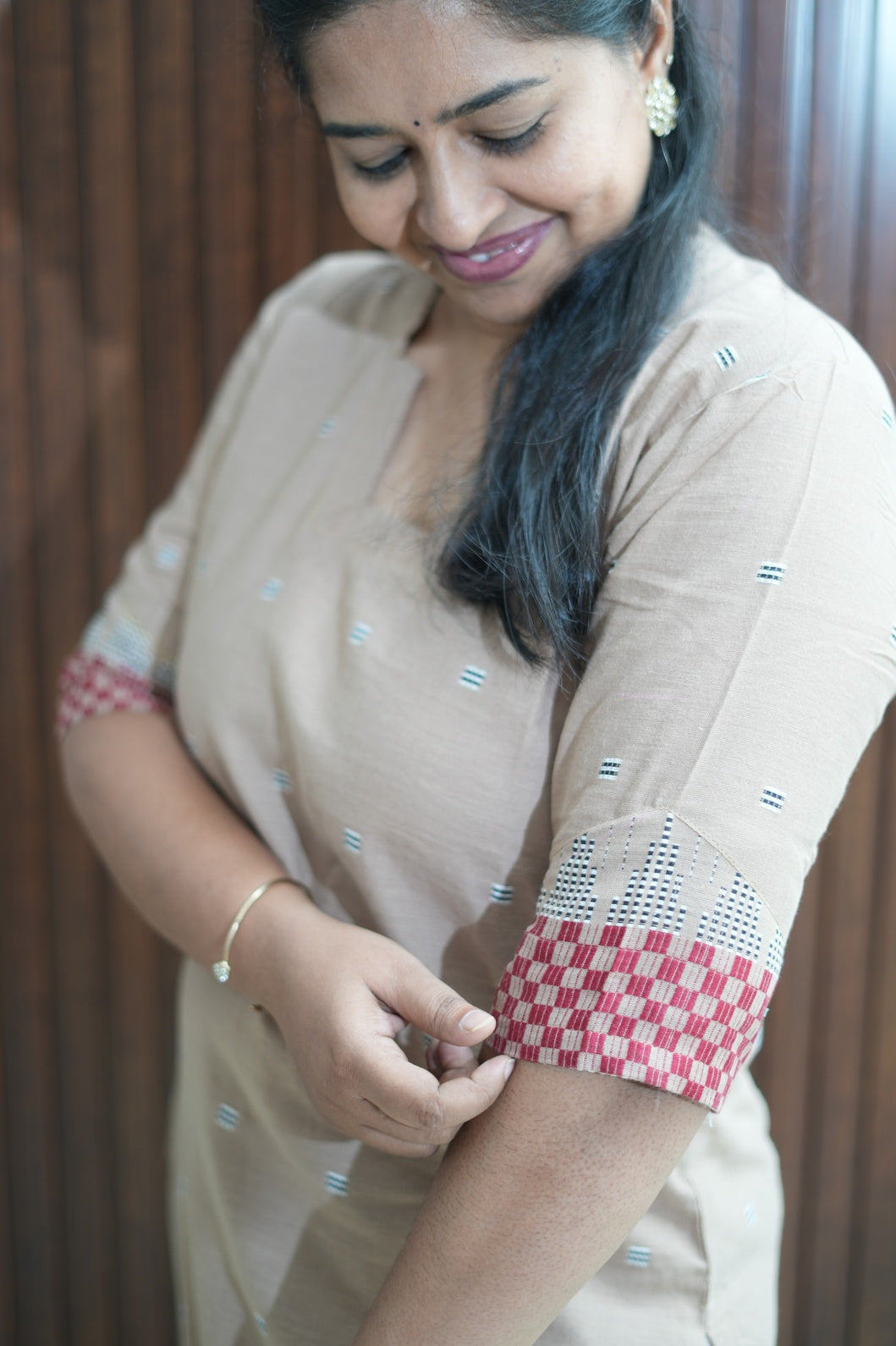 Chikoo Brown Signature Kurti