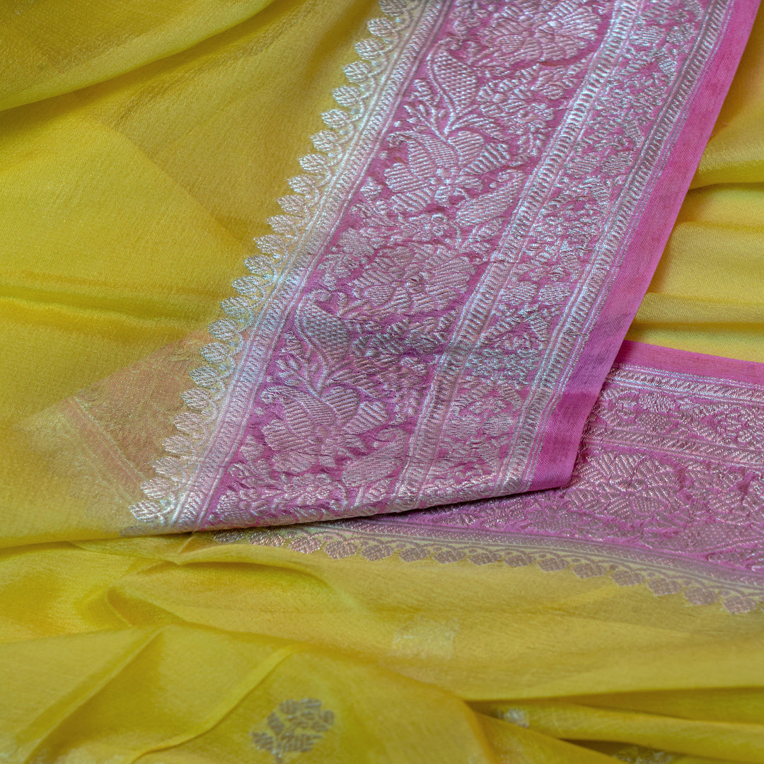 Banarasi georgette kadhi saree